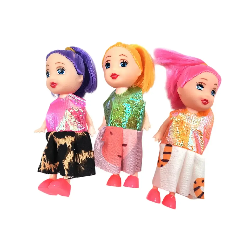 Three Sister Mini Barbie Doll