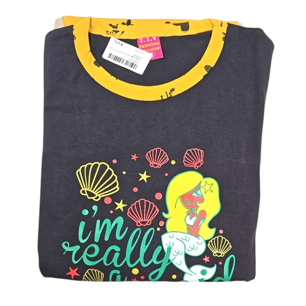 [IX2502066] Girls Daily Wear Top & Pants Set 8-12 (8)