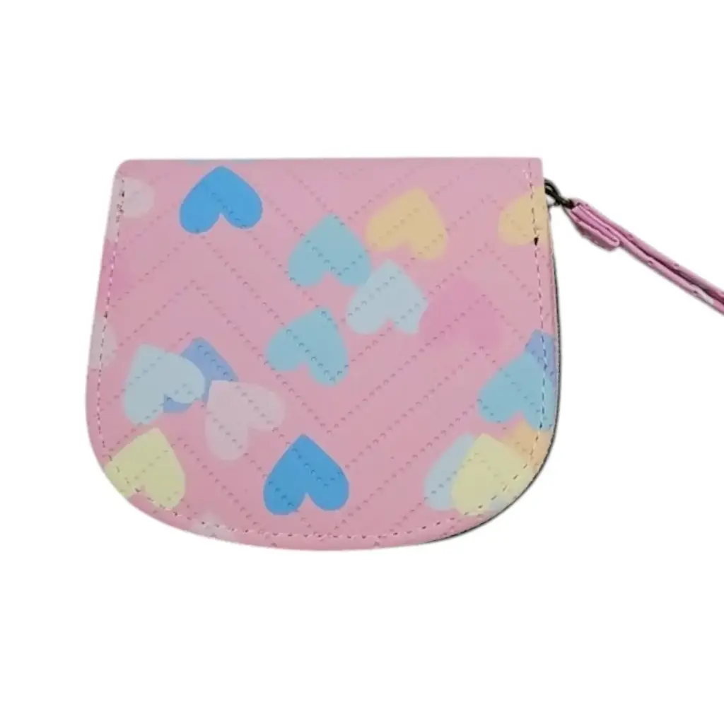 Curved Zigzag Ladies Pocket Wallet 