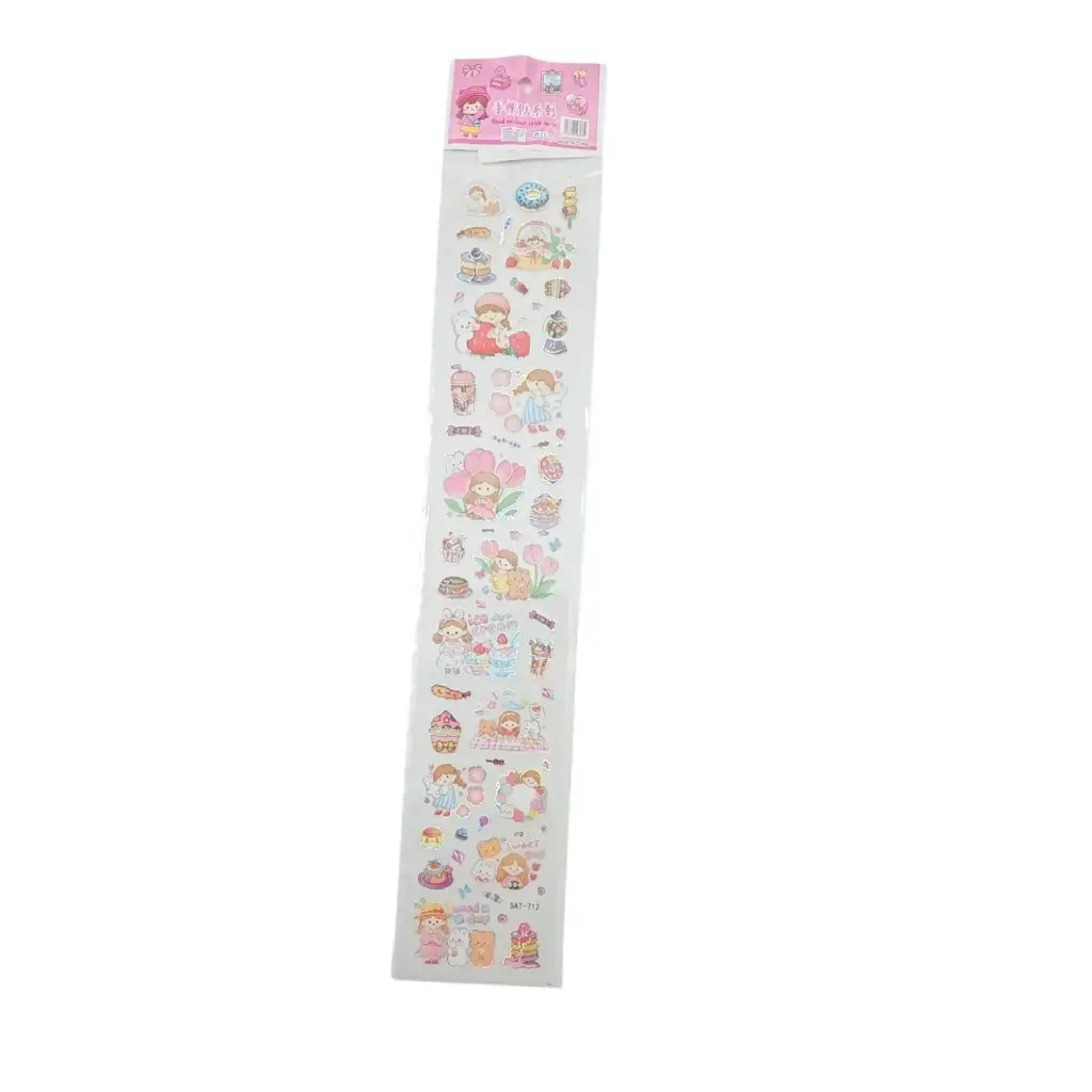 [IX2502293] Cartoon Theme Kawai Stickers Sheet