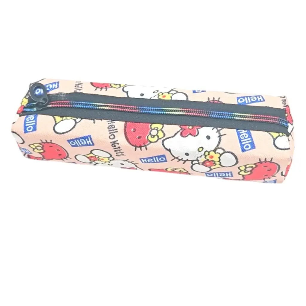 Hello Kitty Rainbow Zipper Pencil Box