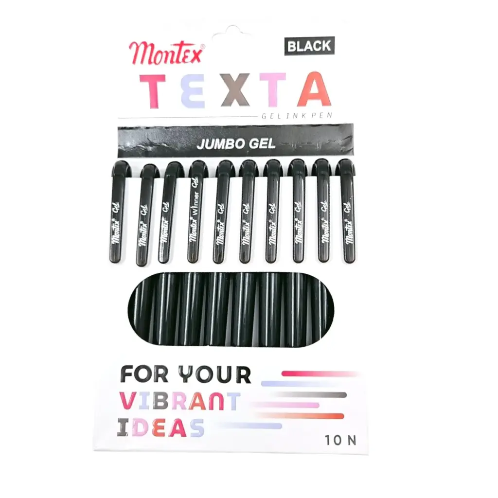[IX2502486] Montex Texta Jumbo Gel Refill Pen 1's (Black)