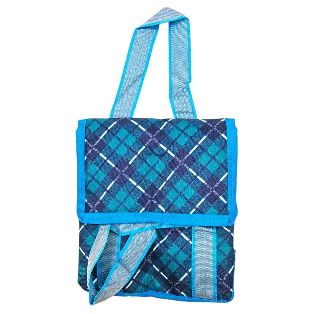 School Lunch Kit Check Square Size 2 