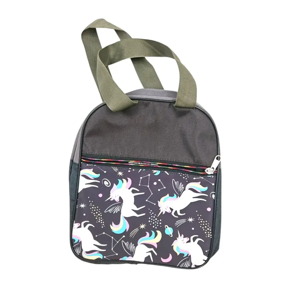 School Lunch Kit Oval With Double Pocket