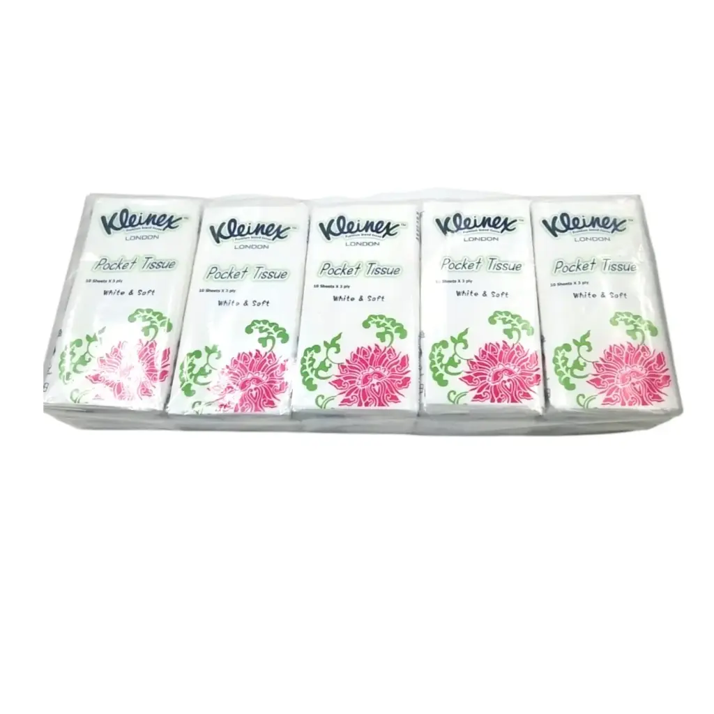 Kleinex London Pocket Tissue 10 Sheet Pack 