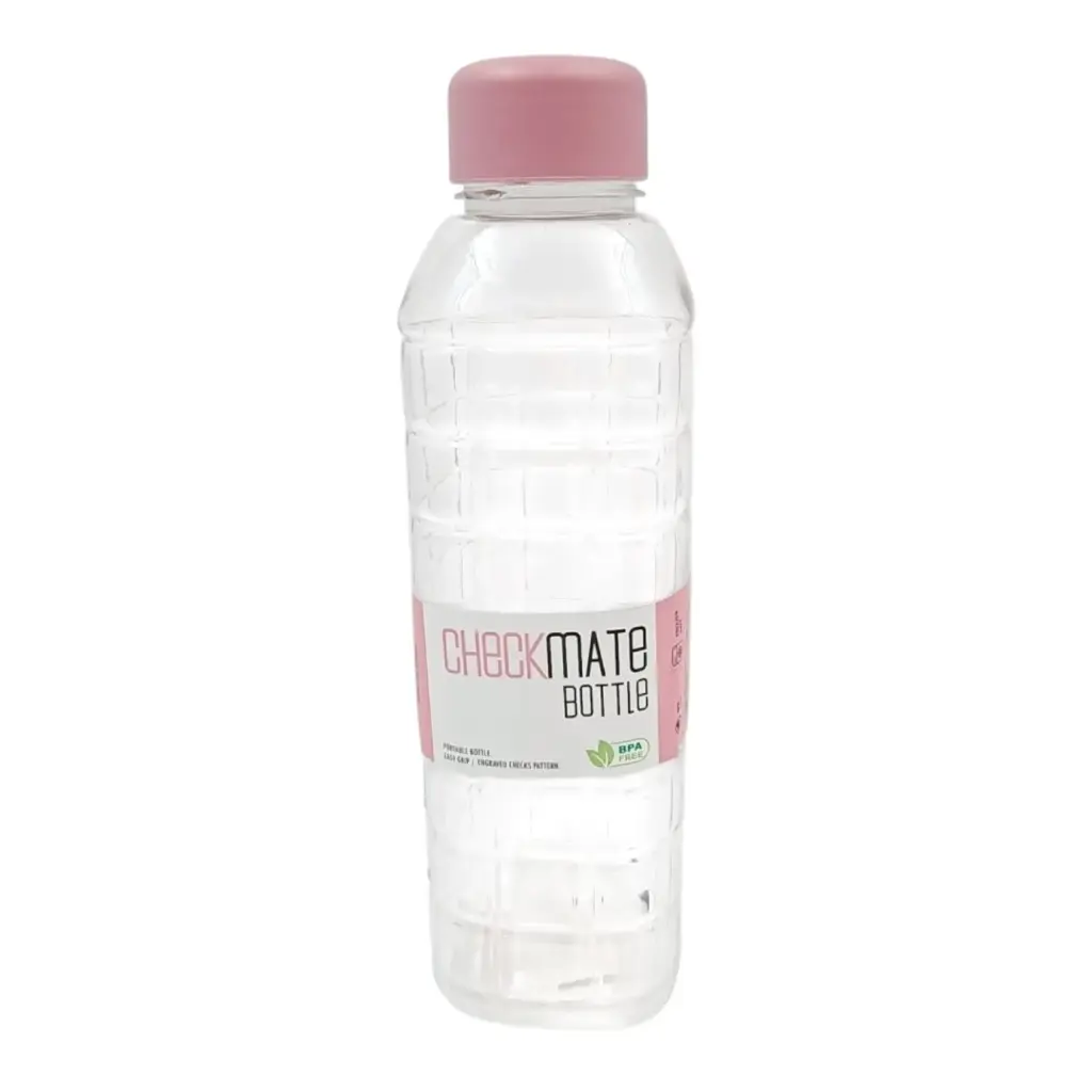 [IX2502771] Bossberry Checkmate Transparent 1000ml Bottle  (Pink)