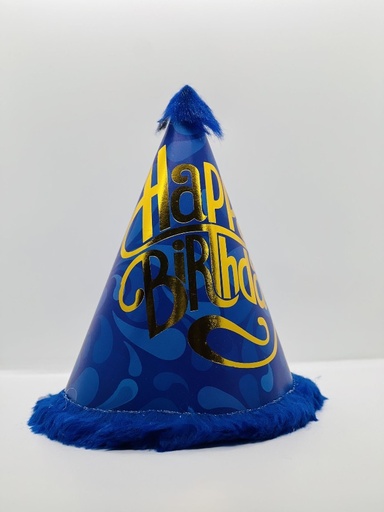 Birthday Cap Cotton Blue 