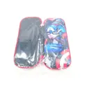 3D Cartoon Printed Net Pocket Zipped Pencil Box 