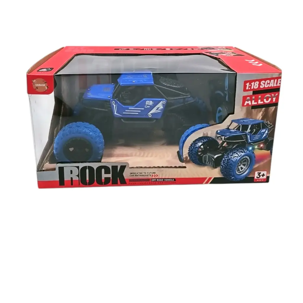  Rock Climbing 03 Over The Mountains 1:18 Scale Remote Controlled Full Function Off Road Jeep With Over Sized Wheels  