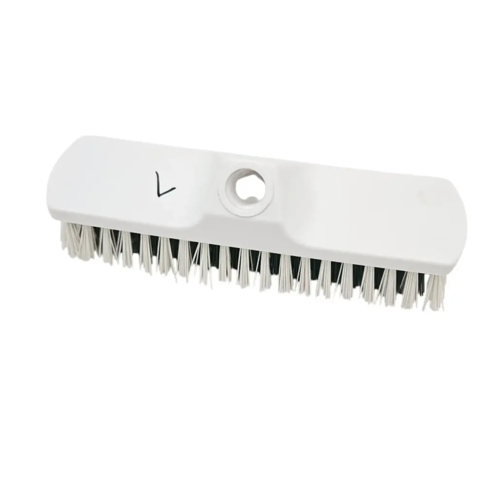 White Hardy Long Bristles Floor Brush