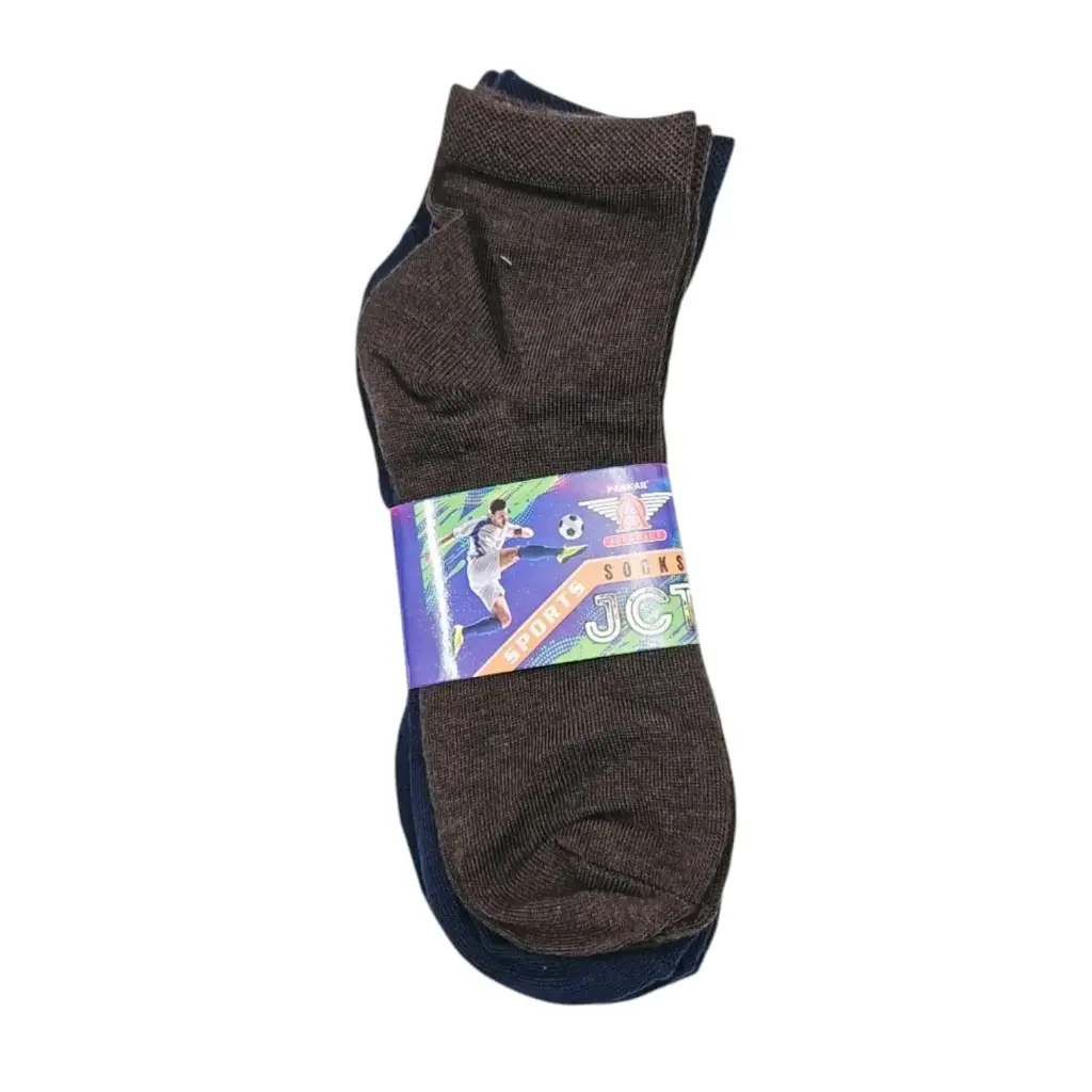 [IX2502994]  JCT Sports Plain Socks Pack Of 3 