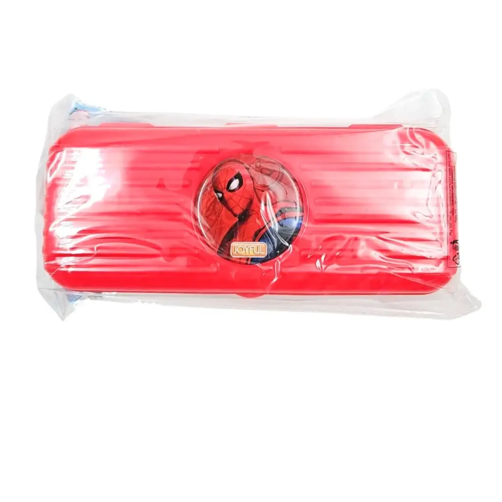 [IX2503096] Joyful Hard Plastic Pencil Box with Pencil Holder  (Spiderman)
