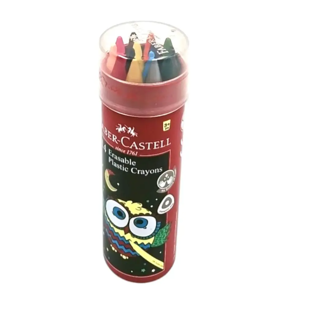 [IX2503197] Faber-Castell 14 Shades Erasable Plastic Crayons