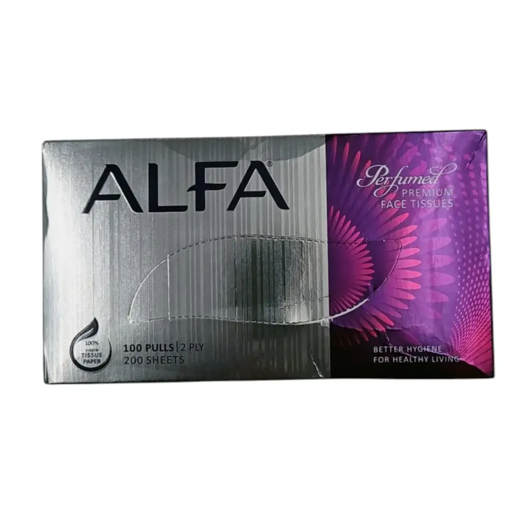 [IX2503215] Alfa Perfumed Premium 2 Ply Face Tissue 100 Pulls 
