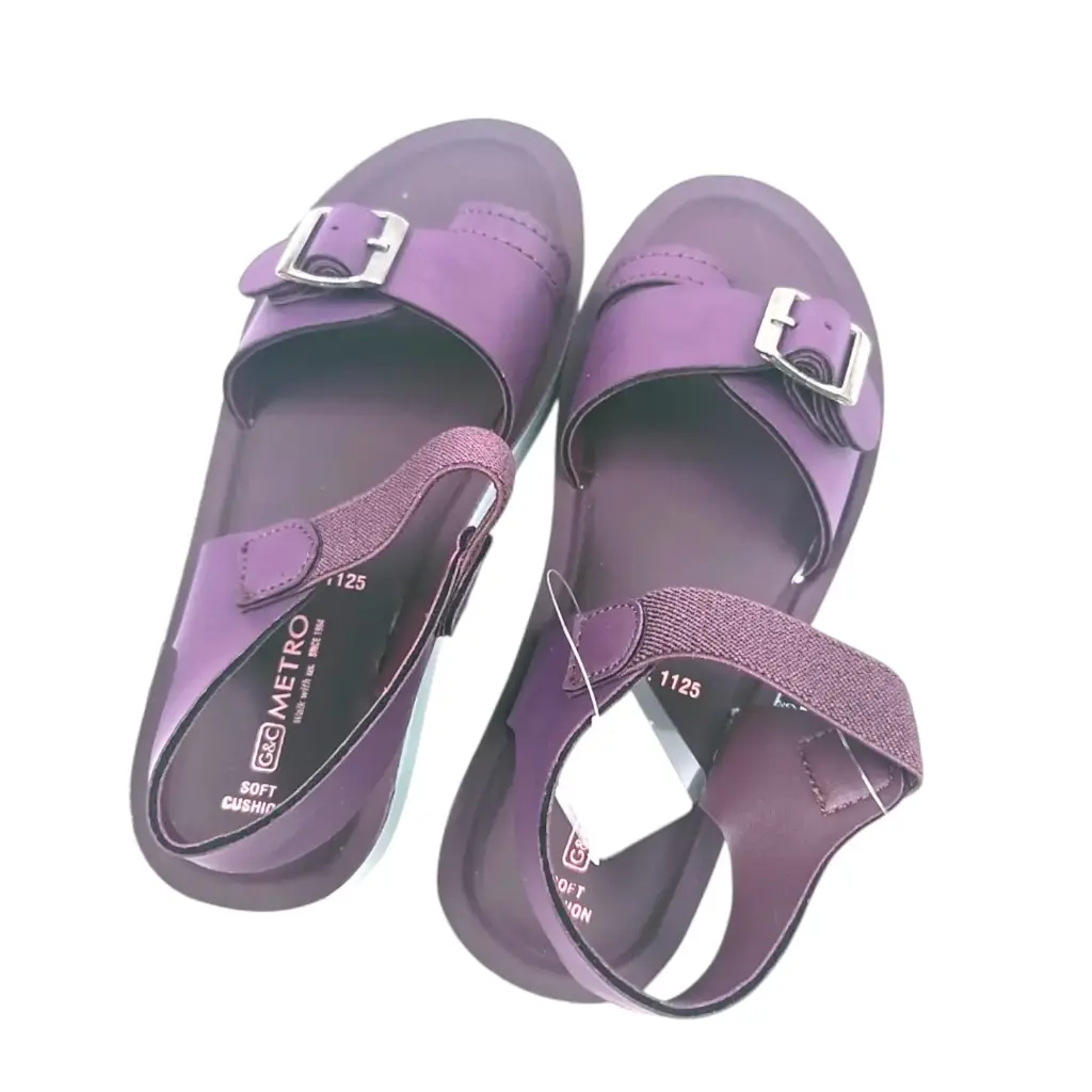 [IX2503429] 1125 Zella G&C Metro Soft Cushion Straped Chappal For Girls  (1)