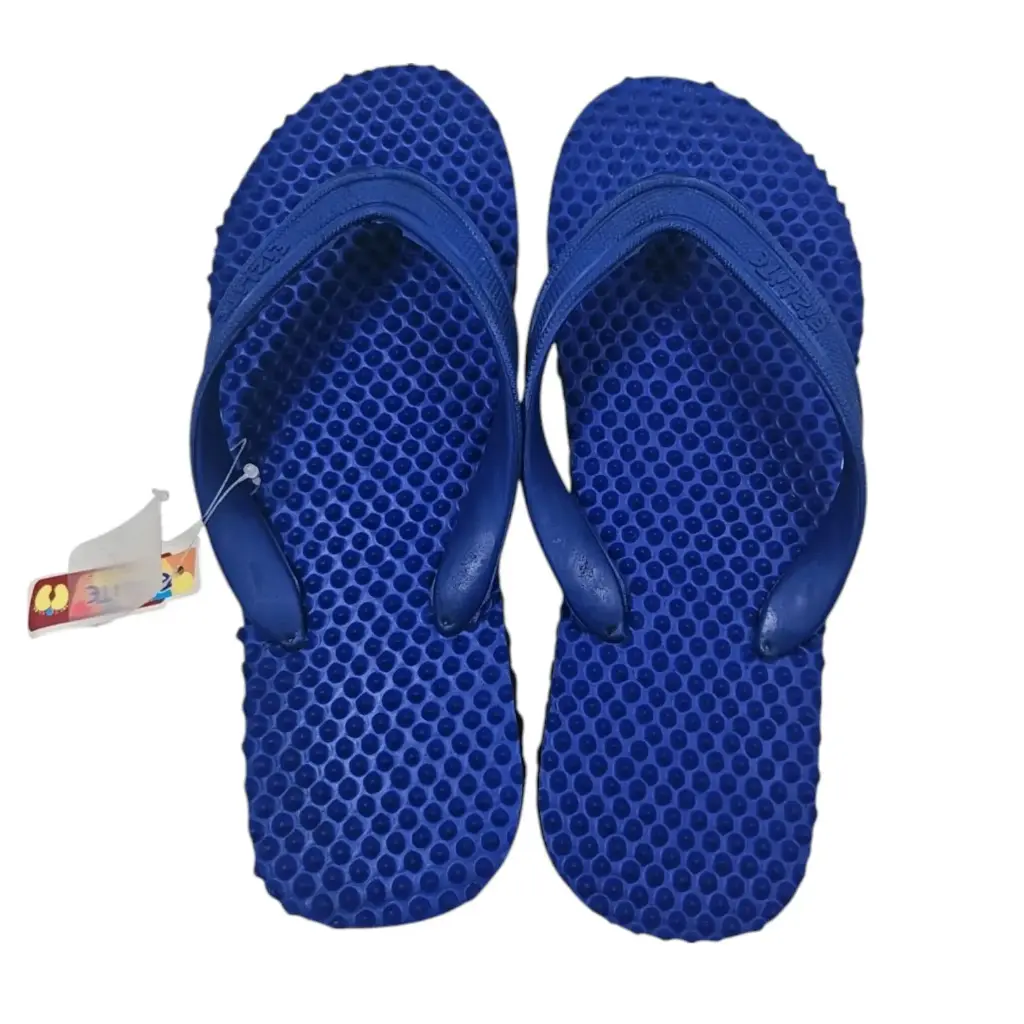 Dotted Eizlite Hawai Rubber Chappals Blue