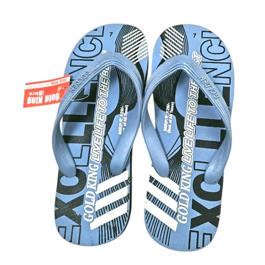 Golden King Ultra Hawai Chappals Grey 