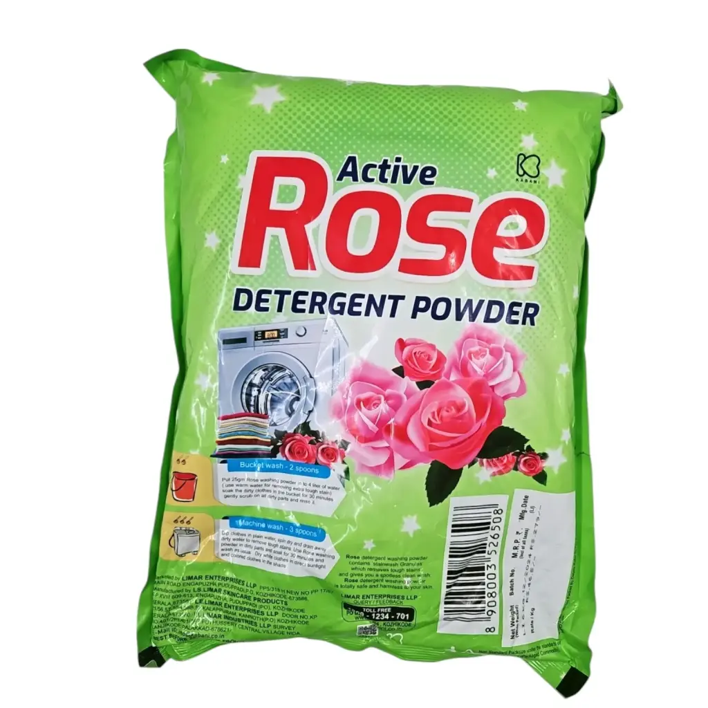 Kabani Active Rose Detergent Powder 6 Kg Pack