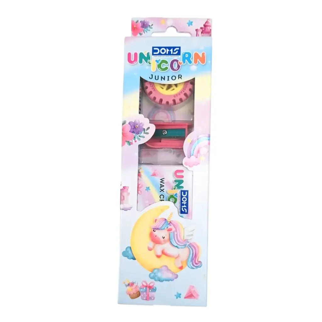 [IX2504189] Doms Unicorn Junior Stationery Kit Set Small