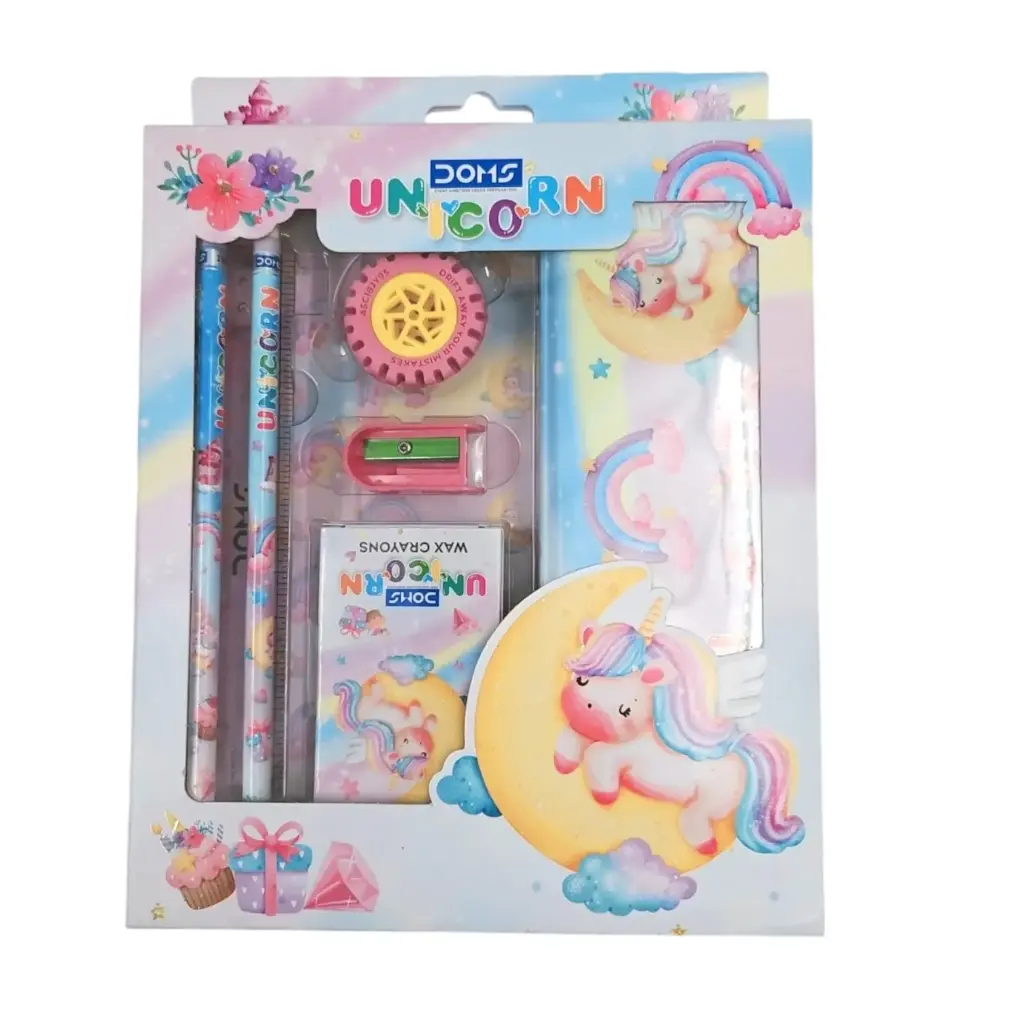 [IX2504191] Doms Stationery Kit Set Big (Unicorn)