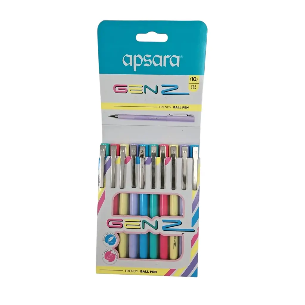 Apsara Genz Trendy Ball Pen Blue