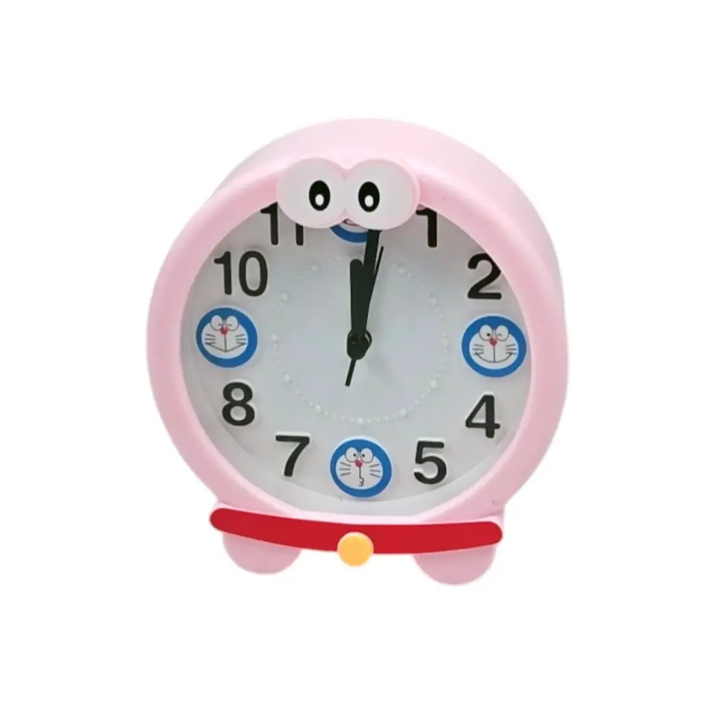 [IX2504222] HX3164 Clock Fashion Doraemon Themed Alarm Clock  (Pink)