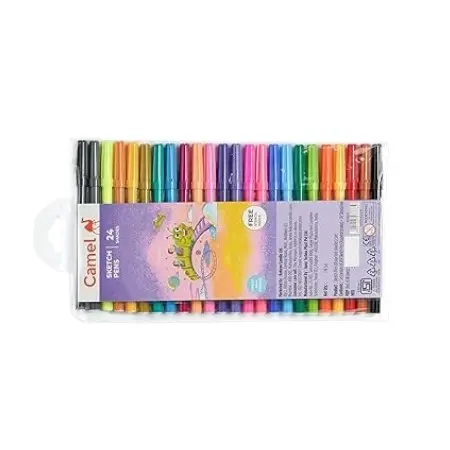 Camel Sketch Color Pens Assorted 24 Shades  