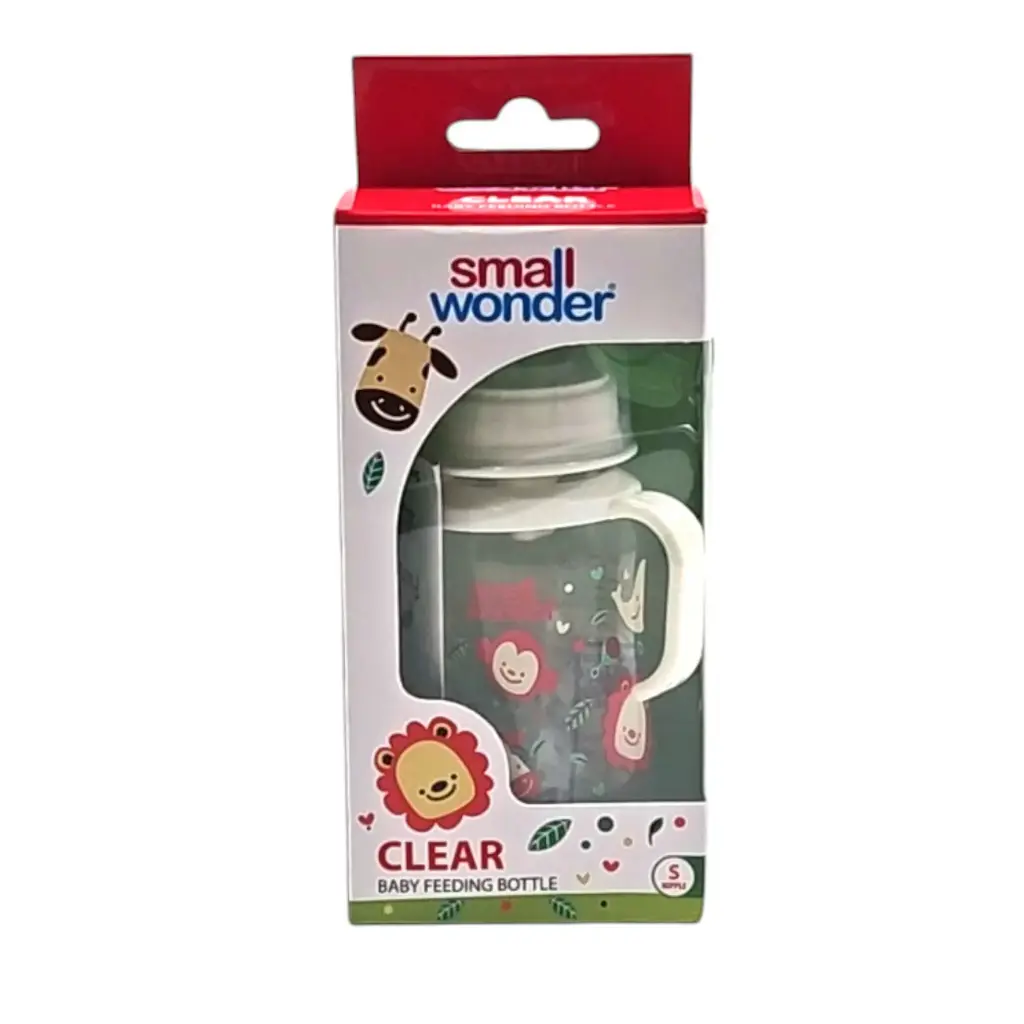Small Wonder Baby Feeding Bottle With Handle Small