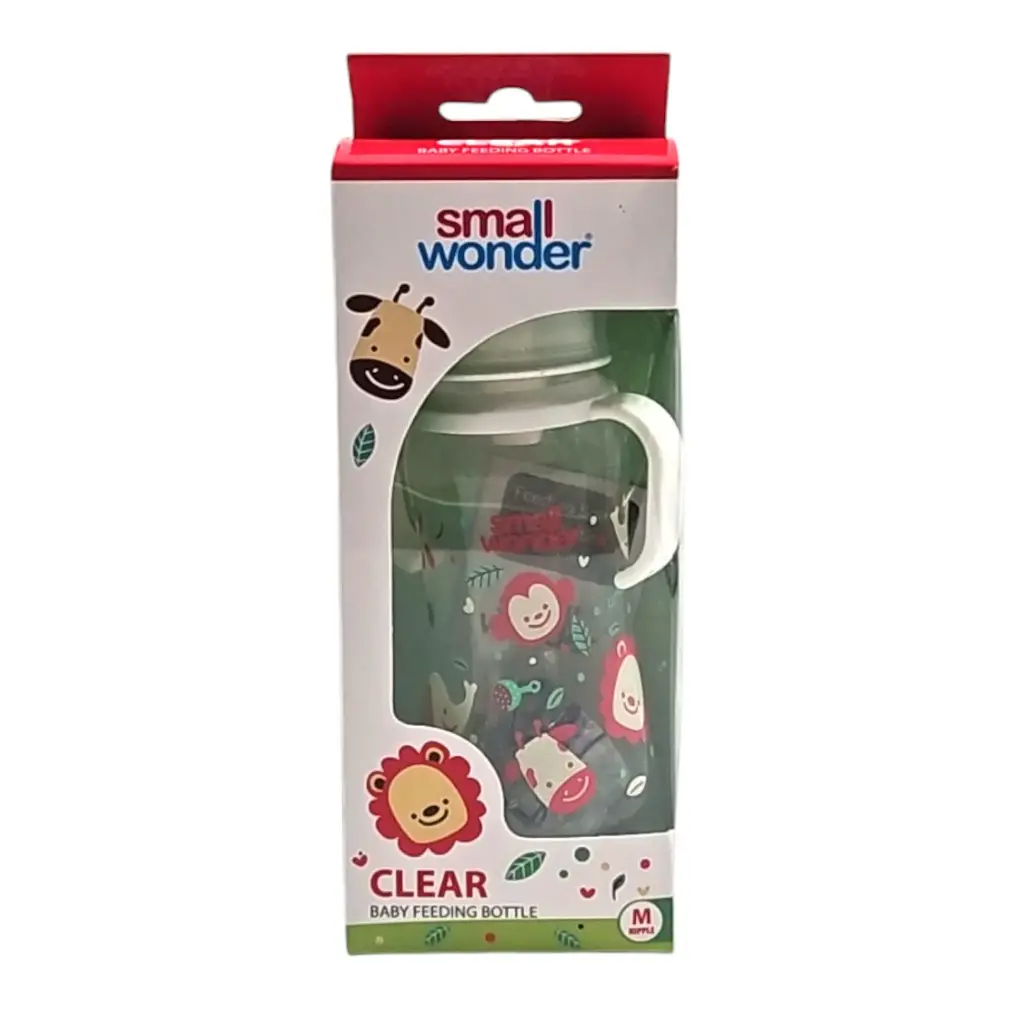 Small Wonder Baby Feeding Bottle With Handle Medium 