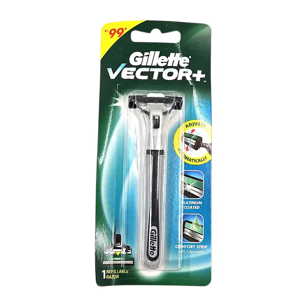 Gillette Vector Plus Refillable Razor 