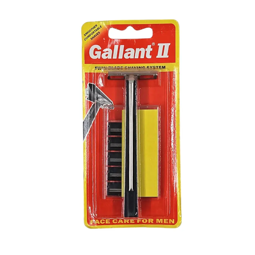 Gallant 2 Twin Blade Shaving System With 5 Cartridge
