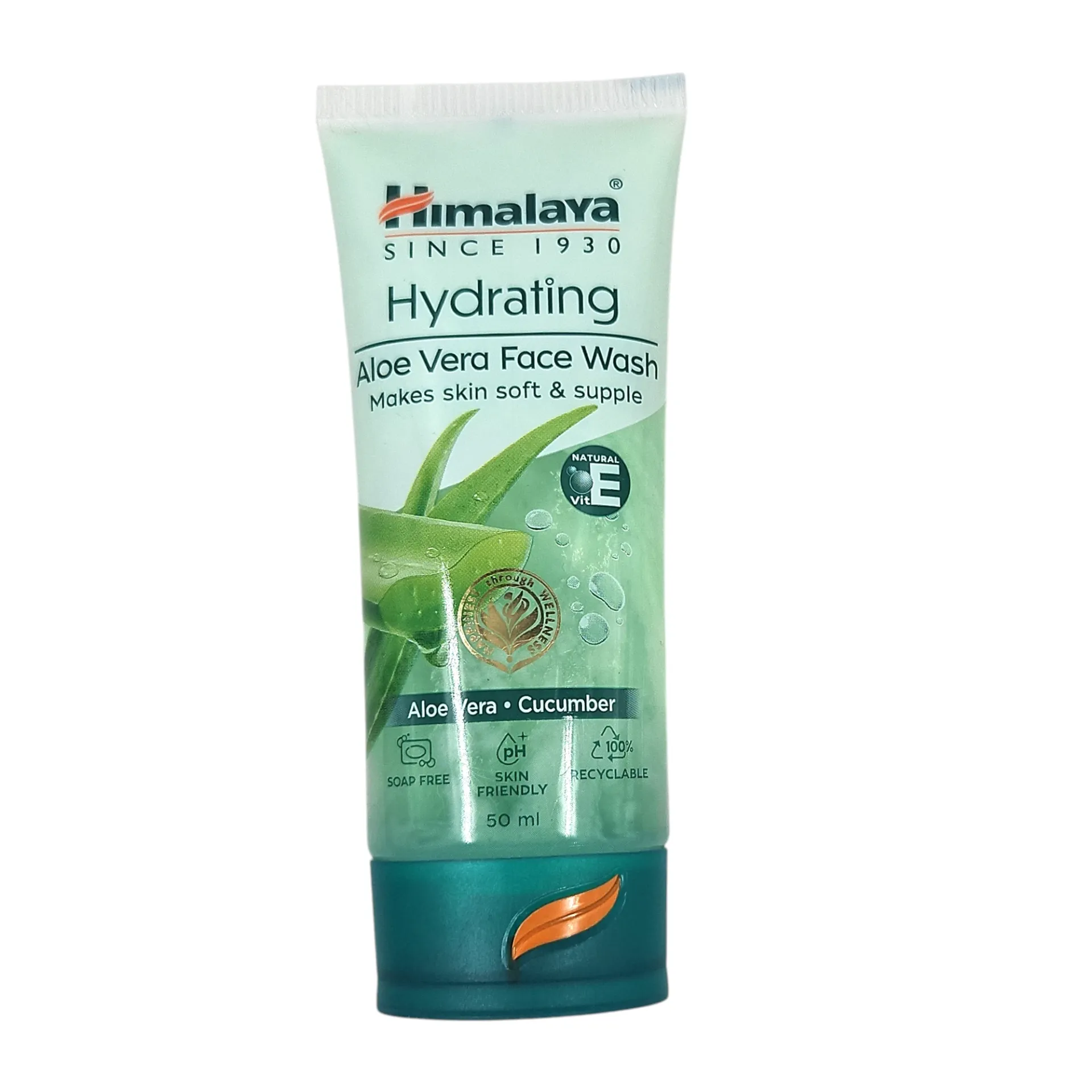 Himalaya Hydrating Aloe Vera And Cucumber Face Wash 50 ml 