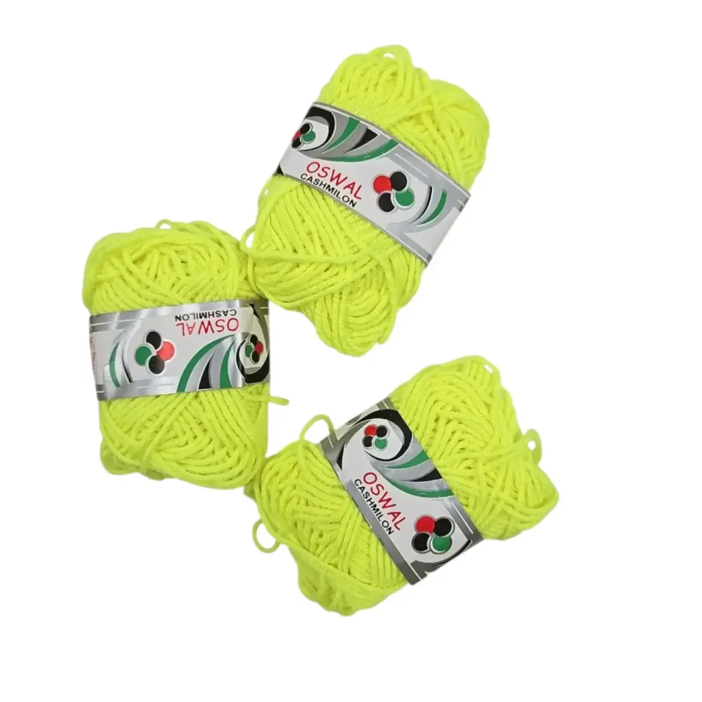 [IX2504490] Oswal Woolen Thread For Art Works (Light Yellow)