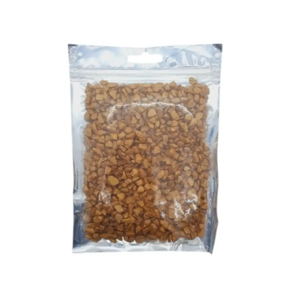 [IX001185] Resin Chunks Metallic Stones Small 200 gm  (Golden)