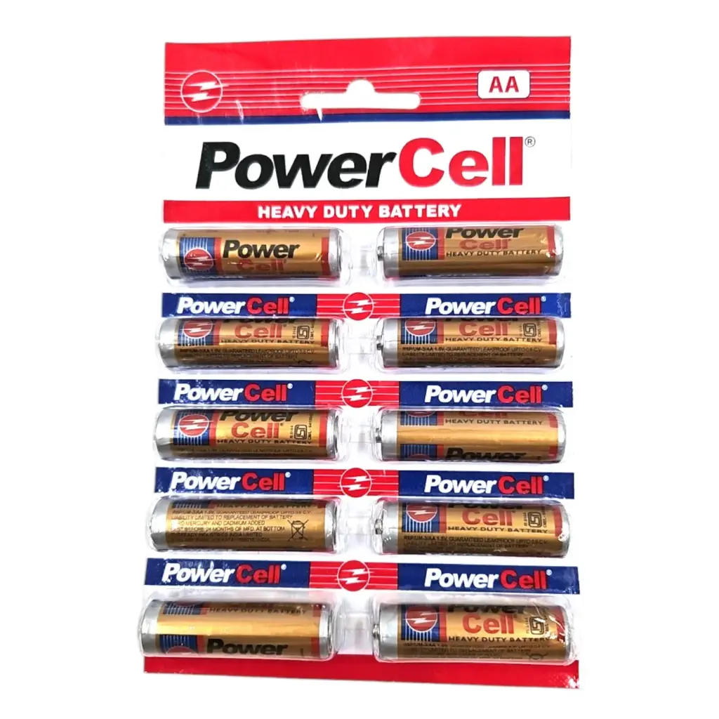 Powercell AA 1.5V Heavy Duty Leak Proof Battery MRP 15
