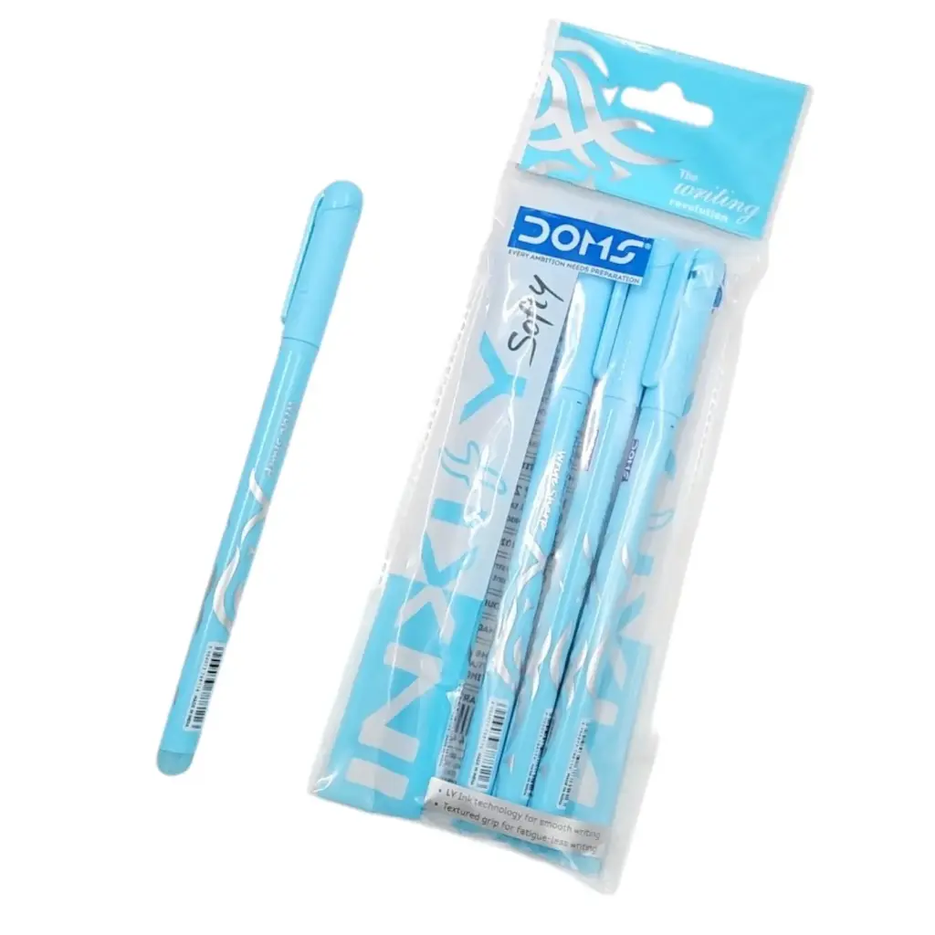 Doms Inxify Softy Ball Point Pen Blue
