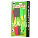 Terminator Metallic Eeroli Comb With Handle Combo Small & Big