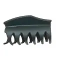 Matte Black Color Hair Claw Crab
