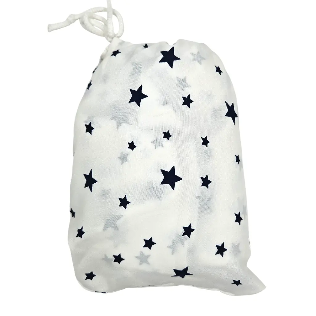 [IX2504673] Millath Campus Prayer Dress With Elastic Band Large  (Dark Blue Stars)