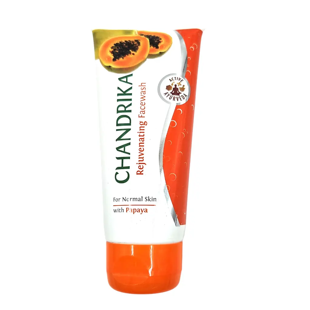 [IX2504707] Chandrika Rejuvenating Ayurvedic Papaya Face Wash 50g 