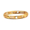 Guarantee Golden Jewelry Net Bangle With Love 