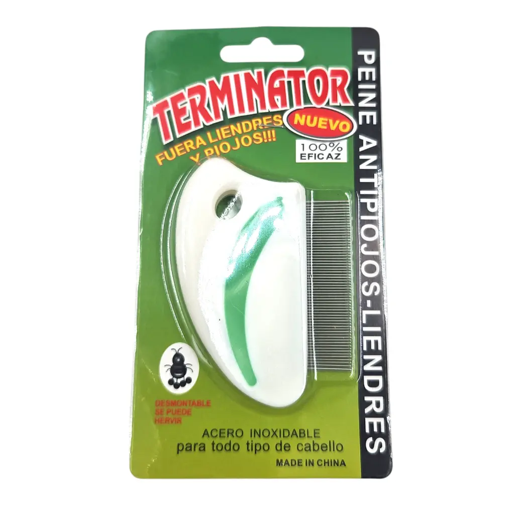 Terminator Metallic Lice And Nit Comb 