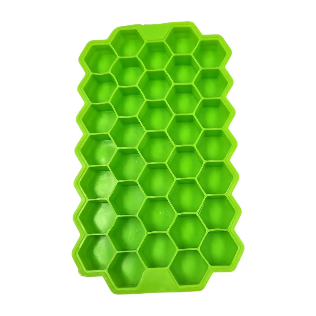 [IX2504933] Silicone Ice Cube Tray With Honeycomb Design