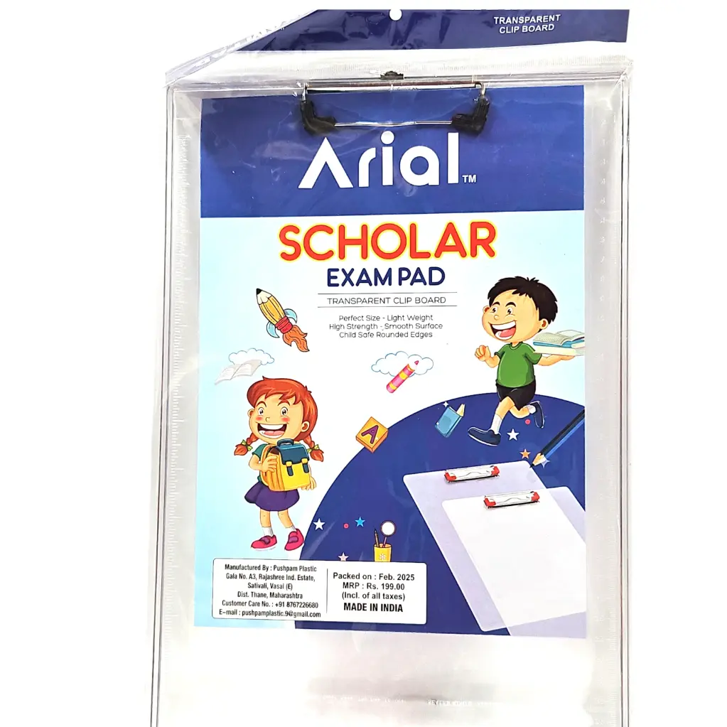 Transparent Glass Exam Board With Scale Measurement