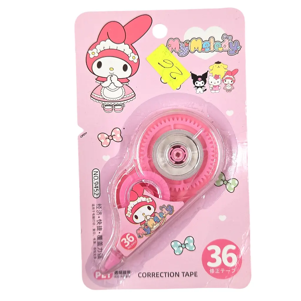 [IX2504998] My Melody Correction Tap (Pink)