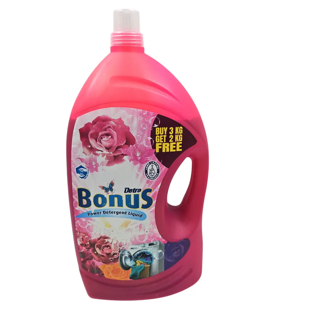 Detra Bonus Power Detergent Liquid Buy 3kg Get 2kg Free