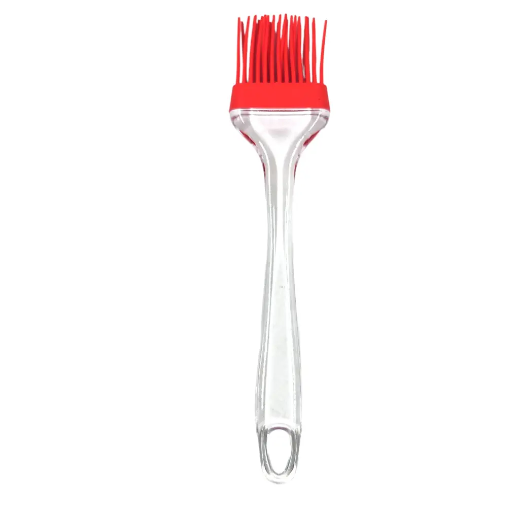 [IX2505105] Silicone Oil Brush With Plastic Handle Big (Red)