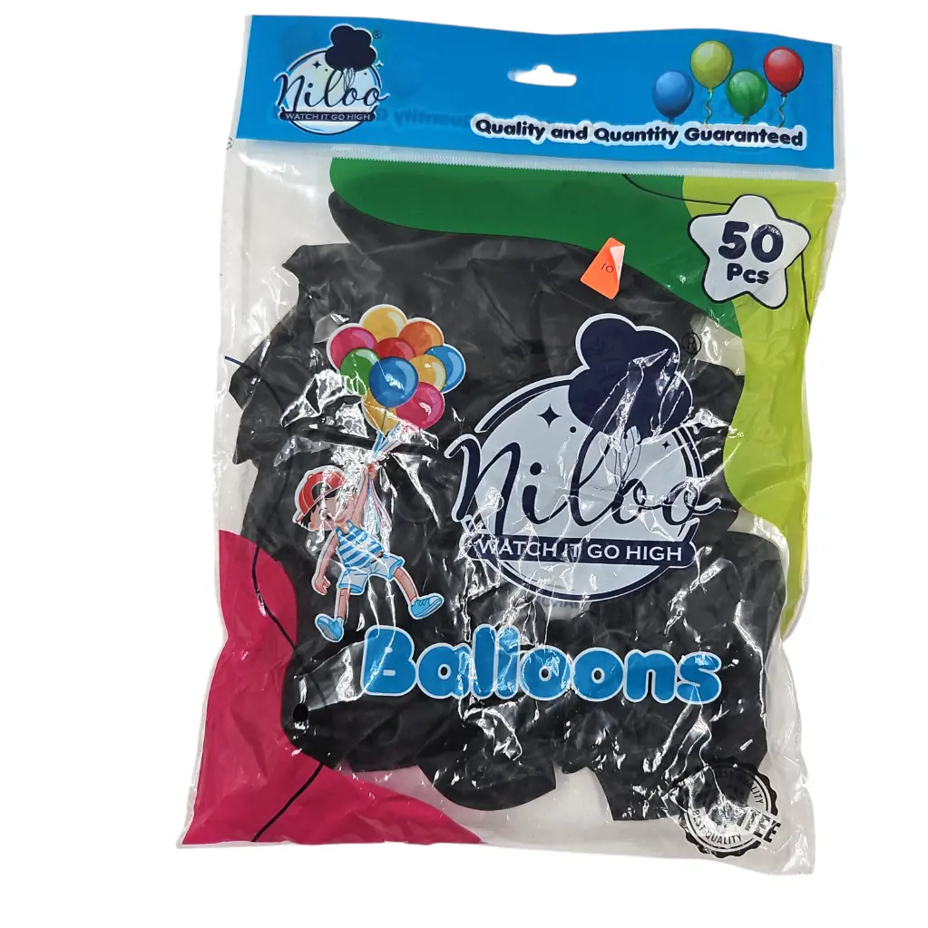 Niloo Watch It Go High Balloons 1's (50/Pkt)