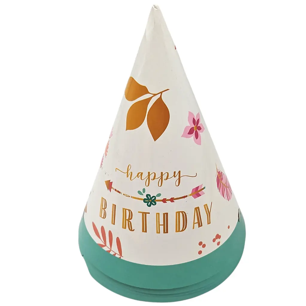 [IX2505118] Party Cap For Birthday Celebration (White)