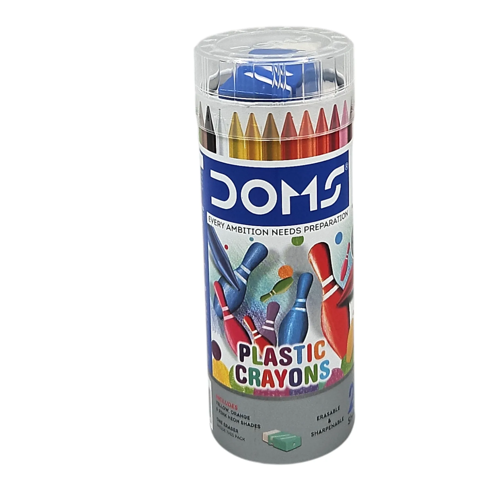 [IX2505157] Doms Super Soft 24 Shades + 1 Silver + 1 Gold Shades Color Pencils